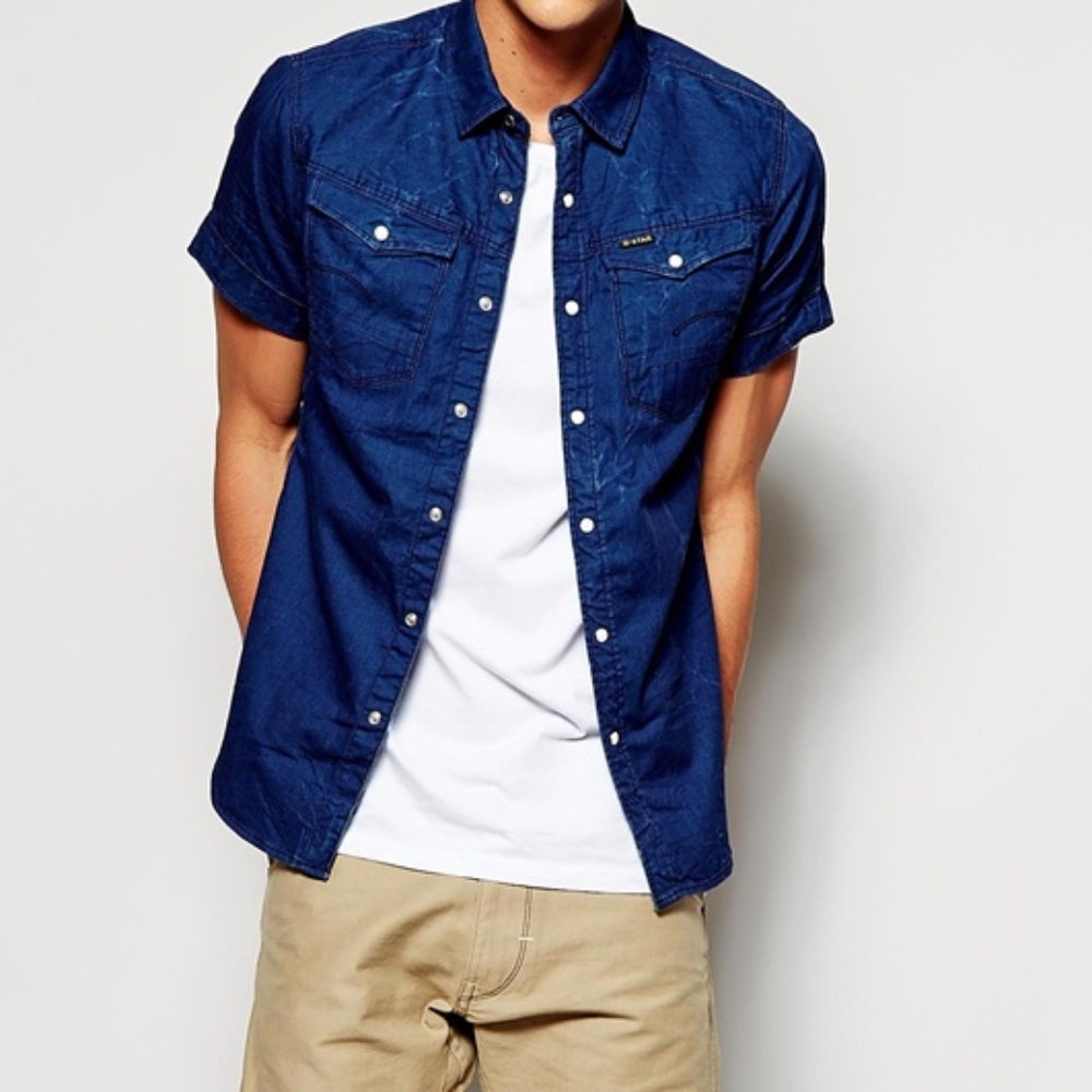 G-STAR RAW Men Denim Shirt - Picture 3 of 14